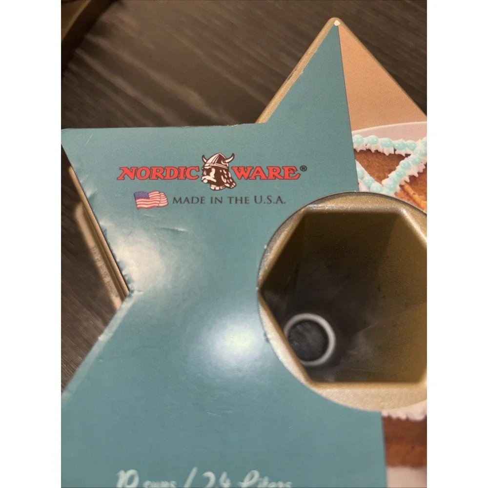 Vintage Nordic Ware 10 Cup Bundt Pan Heavy‎ Cast Aluminum Star Of David